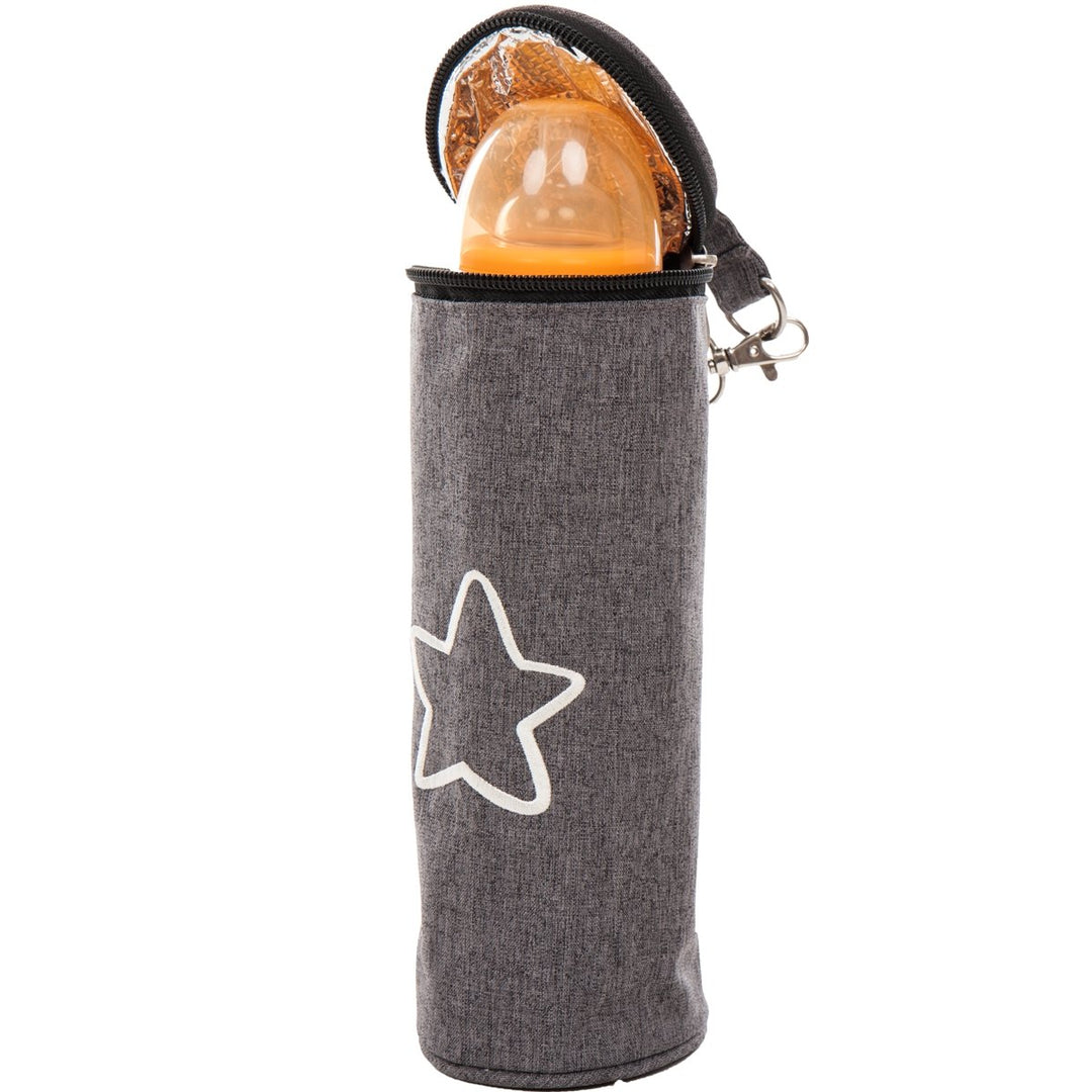 Wickeltasche (+ Wickelunterlage und isolierter Getränketasche) Baby Tasche für Kinderwagen Buggy (Ma