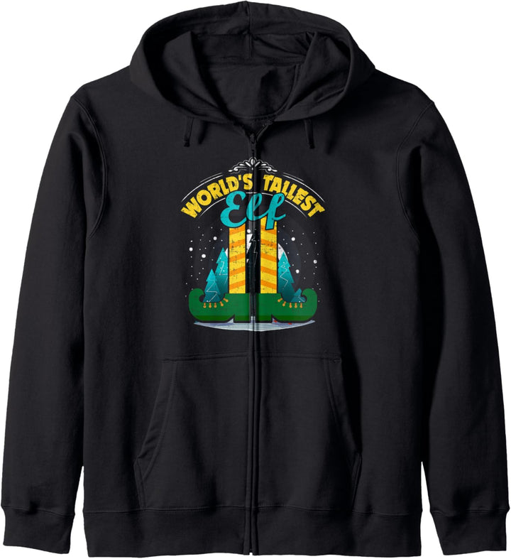 World's Tallest Elf Christmas Lover Elves Gift Kapuzenjacke