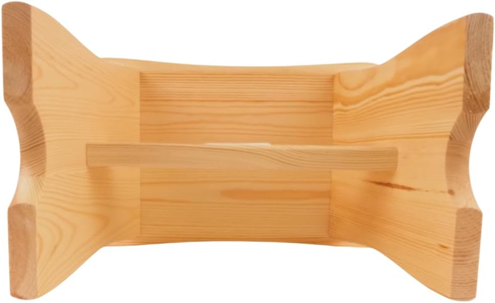 Kiefernholz Hocker lackiert Stabiler universeller Holztritt Robuster