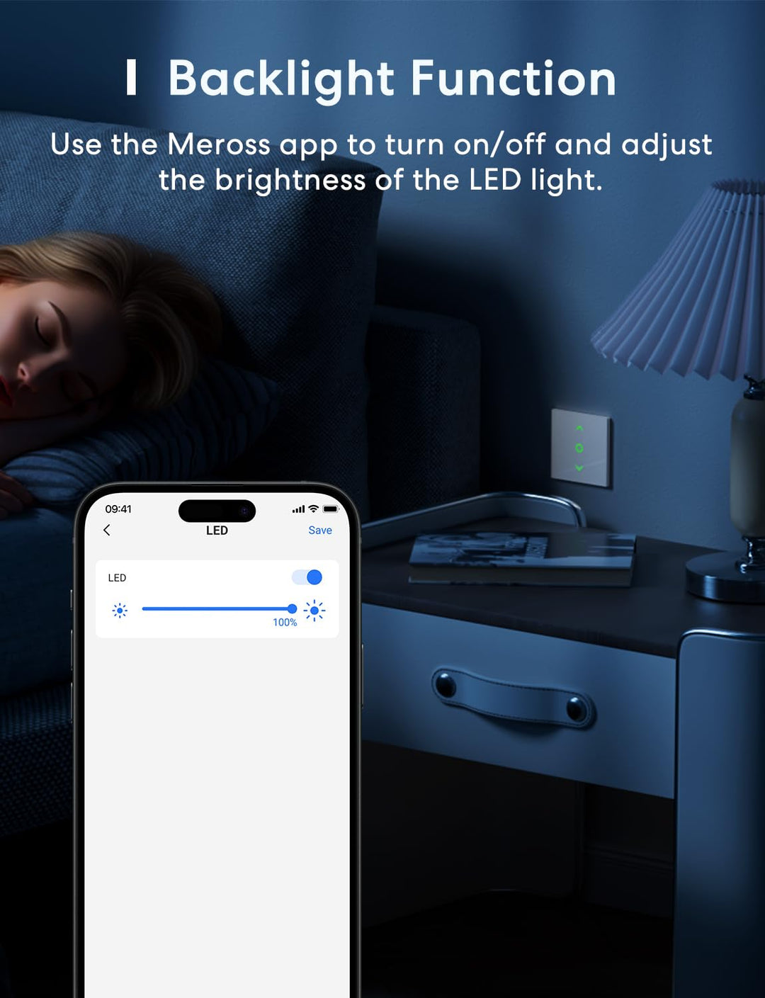 meross WLAN Rolladenschalter funktioniert mit Homekit, Alexa Rollladen, Smart Jalousien Schalter ben