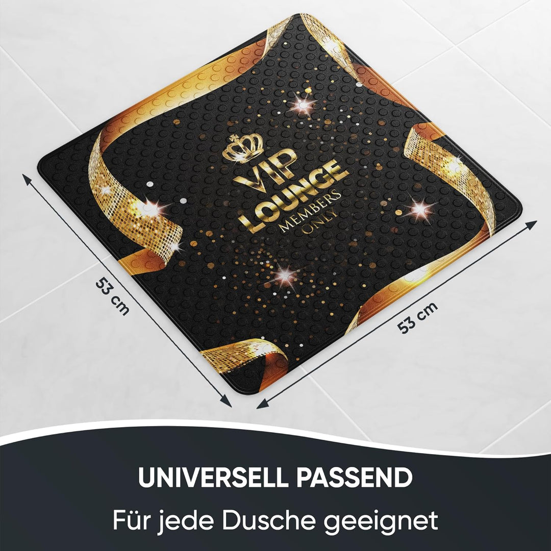 Sanilo Badematte 53 x 53 cm, rutschfeste Duschmatte für Dusche und Badewanne, Antirutschmatte maschi