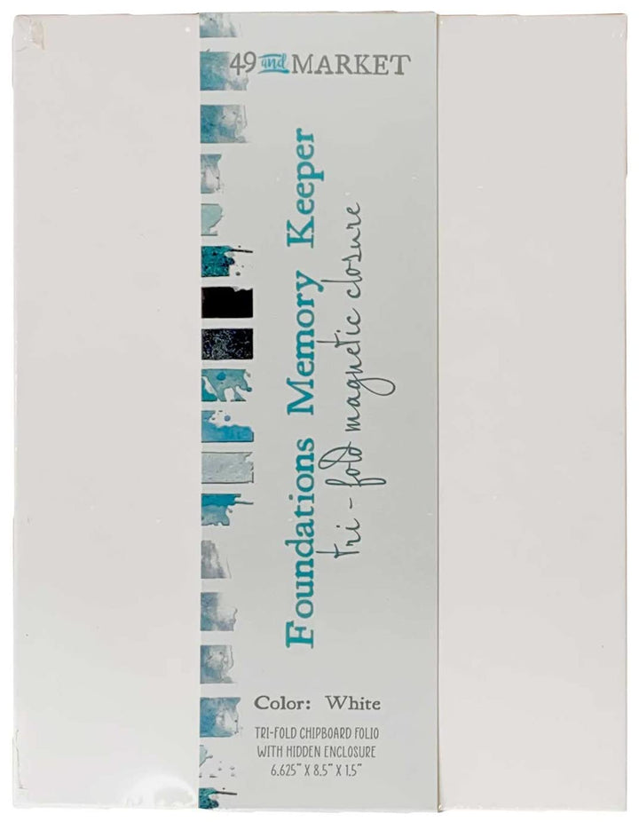 49 AND MARKET Memory Keep, dreifach gefaltet, Weiss