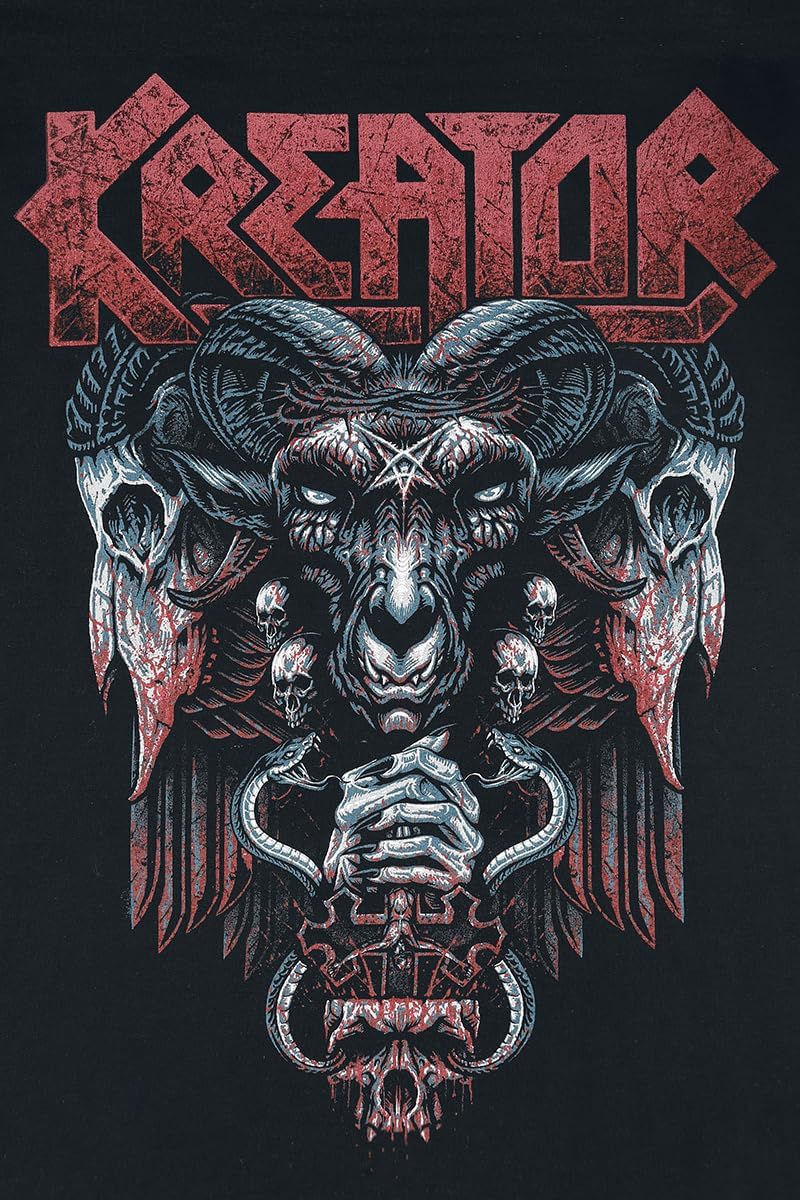 Kreator Curse of Reality Männer Kapuzenpullover schwarz Band-Merch, Bands M Schwarz, M Schwarz