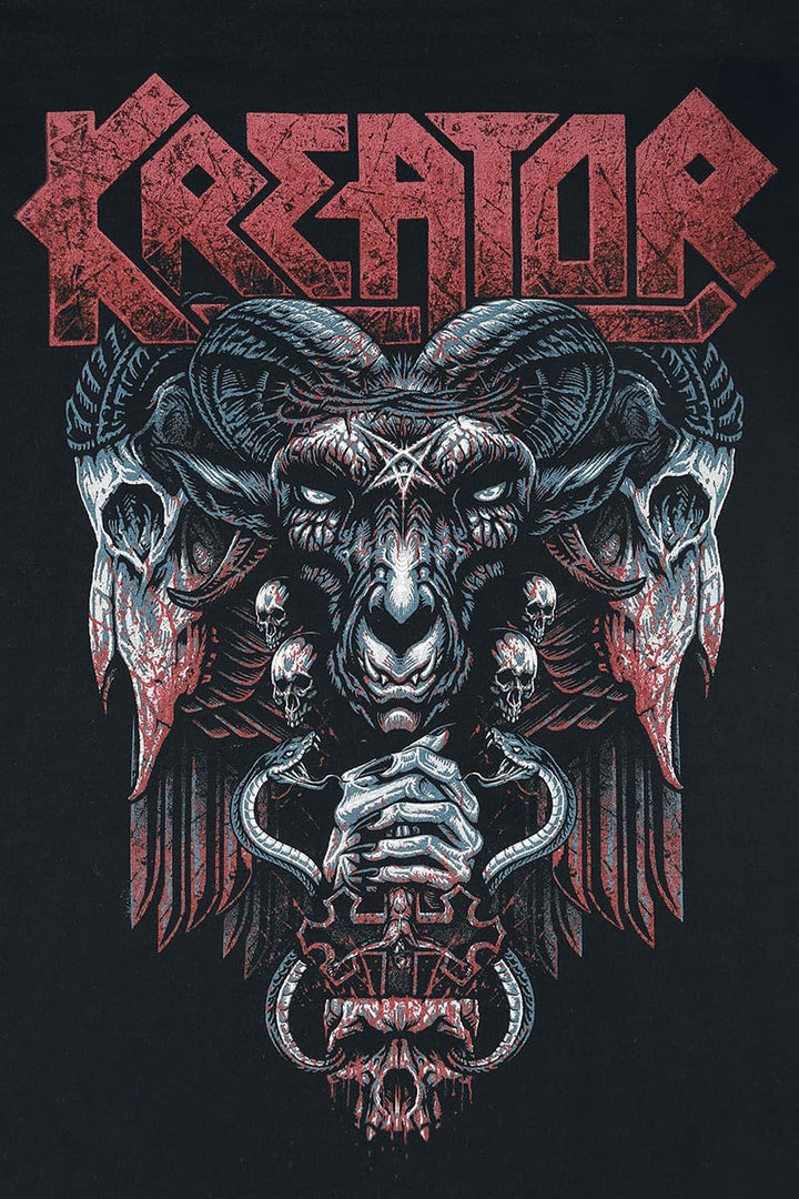 Kreator Curse of Reality Männer Kapuzenpullover schwarz Band-Merch, Bands M Schwarz, M Schwarz