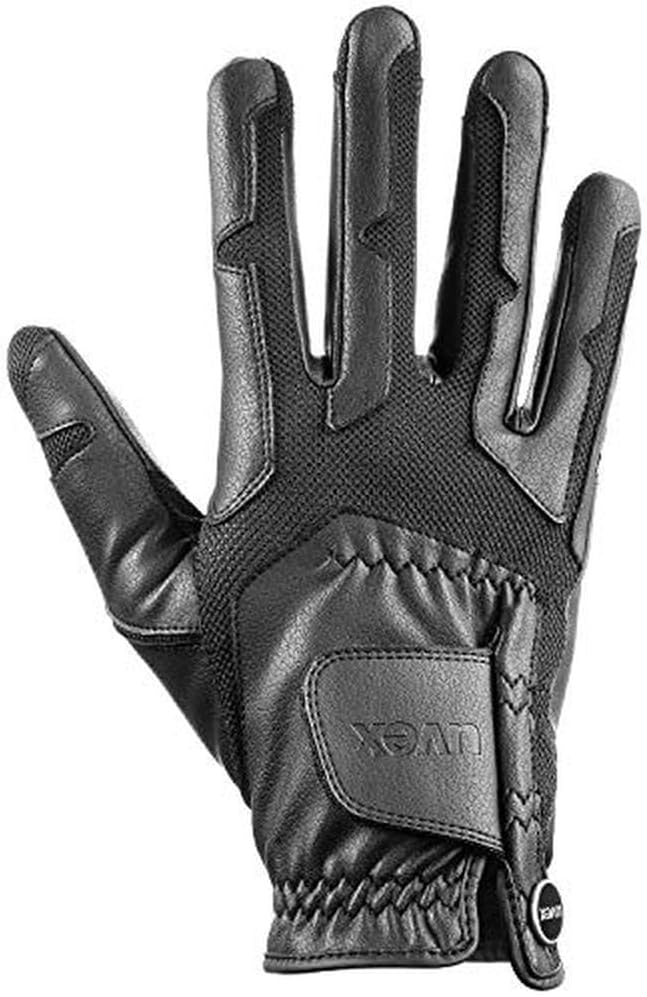 Uvex Unisex – Erwachsene Ventraxion Reithandschuhe 6-7 Schwarz, 6-7 Schwarz