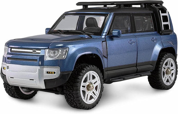 Amewi D110X24 Metall Scale RC Crawler ferngesteuertes Auto 4WD 1:24 RTR blau, Blau