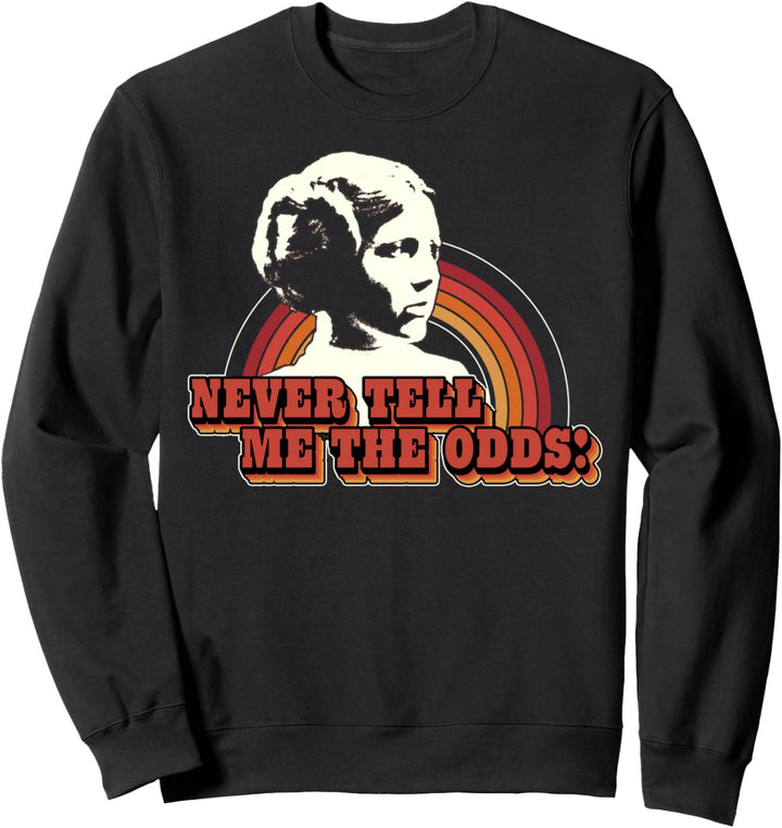 Star Wars Leia Retro Odds Poster Sweatshirt