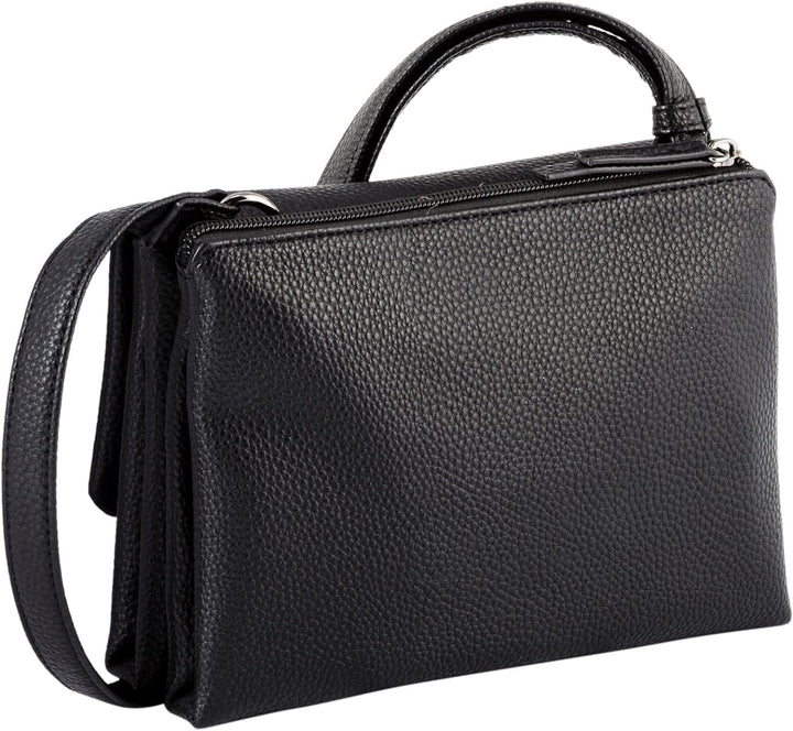 DENIM TOM TAILOR bags Tonia Damen Umhängetasche Crossbody Bag Klein Schwarz