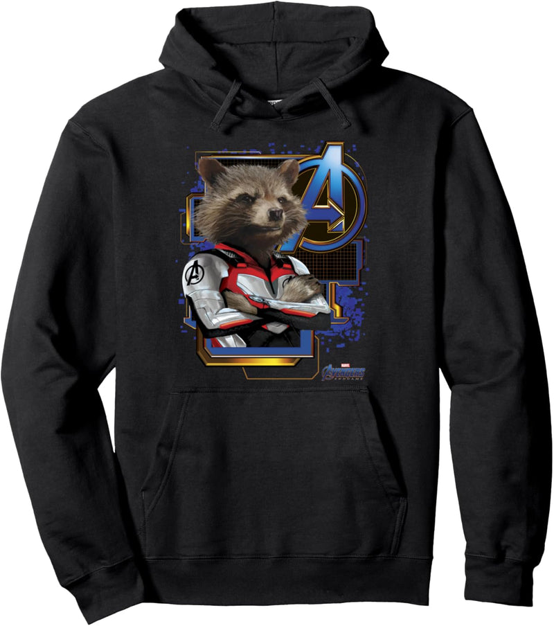 Marvel Avengers Endgame Rocket Logo Pullover Hoodie