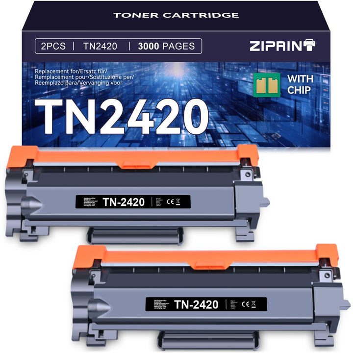 ZIPRINT TN2420 TN-2420 Toner für Brother MFC-L2710DN MFC-L2750DW HL-L2310D DCP-L2530DW DCP-L2510D HL