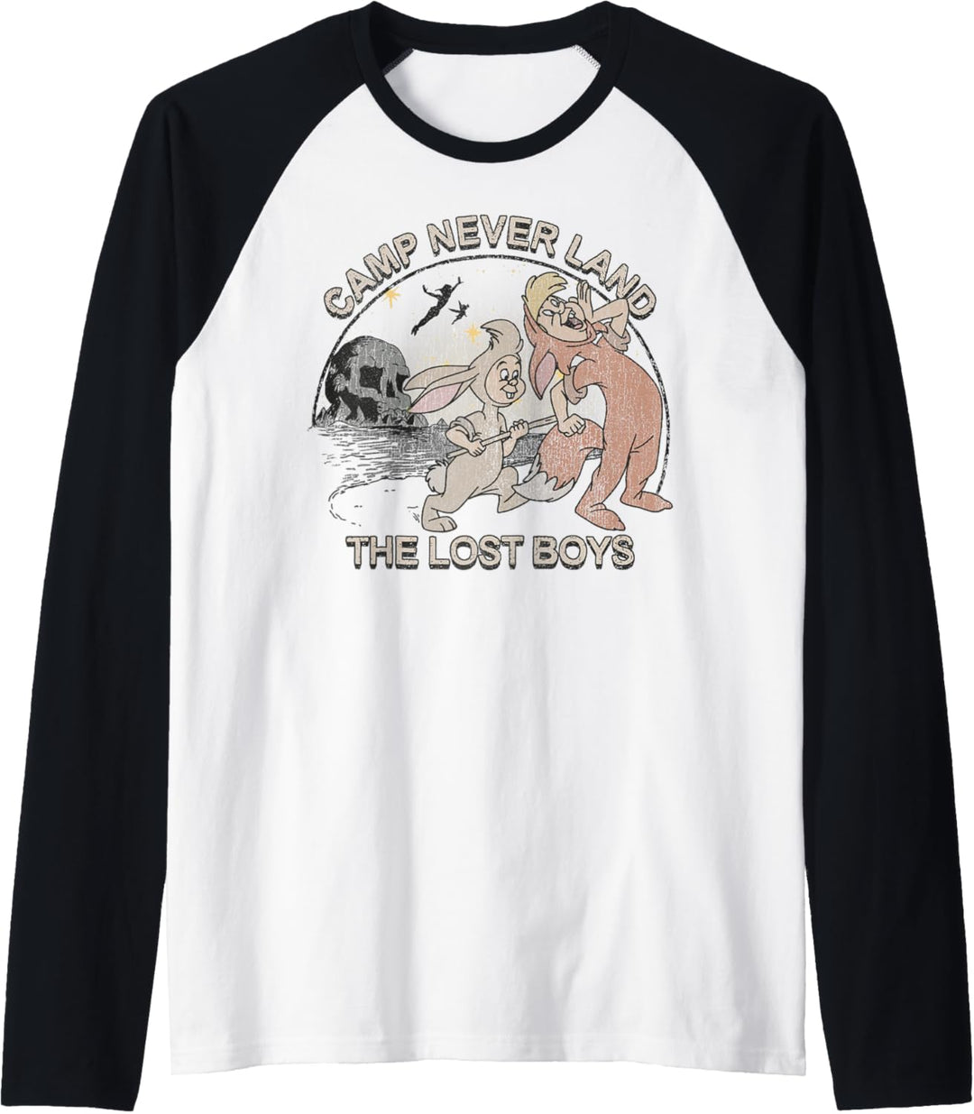 Disney Peter Pan Camp Never Land The Lost Boys Raglan