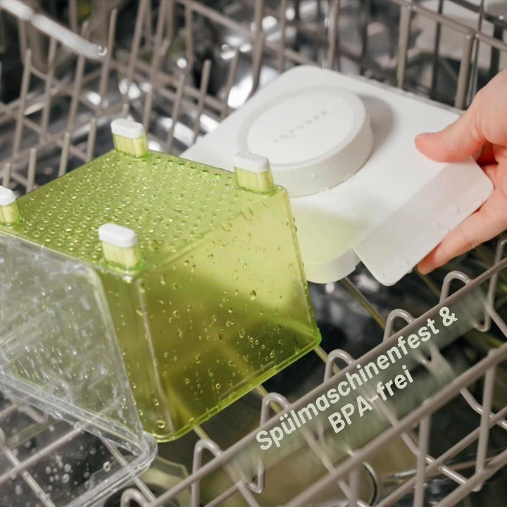 TOFUDEE Tofu Press mit automatischer IntelliSpring Patent-Verstellbarer veganer Tofu-Presser zur Bes