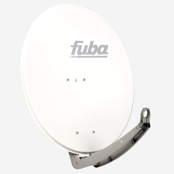 Fuba DAA 780 W Aluminium-Satelliten-Parabolantenne (38,50 dB, Grosse 78 cm) weiss weiss 78 cm, weiss