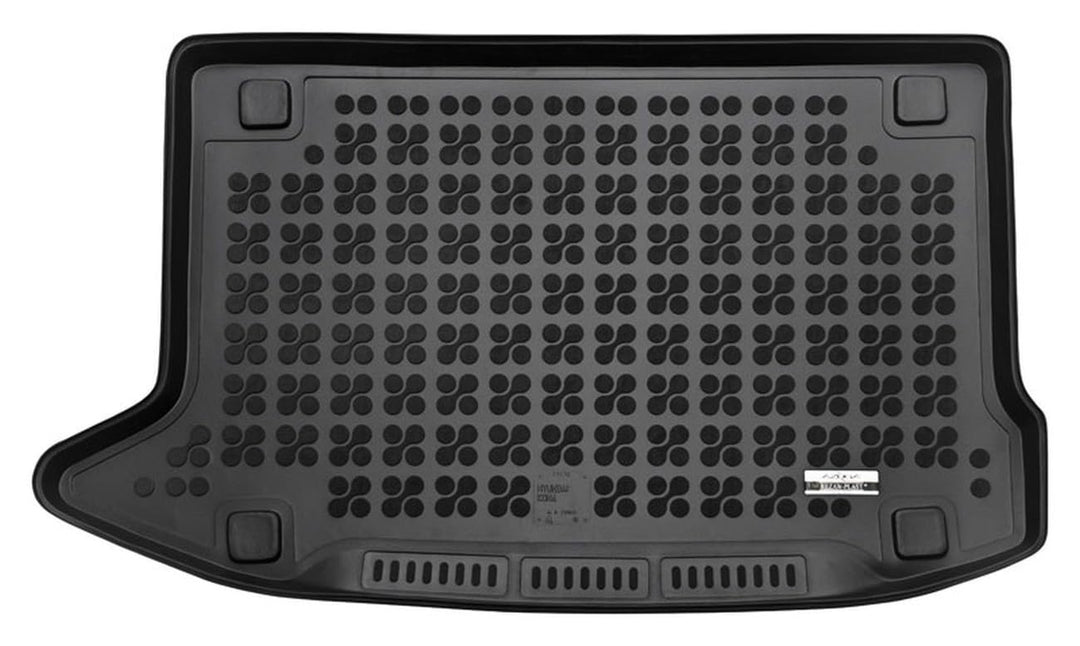 AZUGA Gummi Kofferraumwanne Premium Antirutsch passend für Hyundai Kona ab 2017-4/2023 (Oben/hoher B