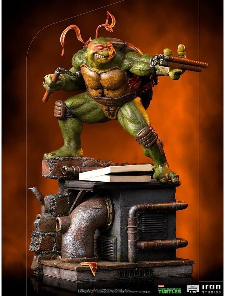 Iron Studio TMNT Michelangelo Statuette ArtScale BDS 1/10, 26 cm Standard, Standard