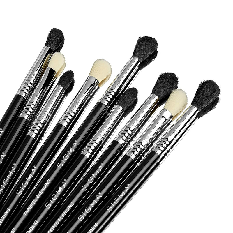 Sigma Beauty Deluxe Blending Brush Set, 9 Blending Brushes in voller Grösse 9 Piece Set, 9 Piece Set