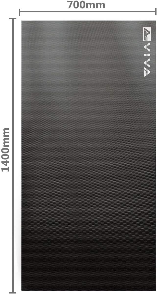AsVIVA Bodenschutzmatte UM2-136x67 cm - Fitnessmatte für Yoga & Bauchmuskeltraining - Unterlegmatte