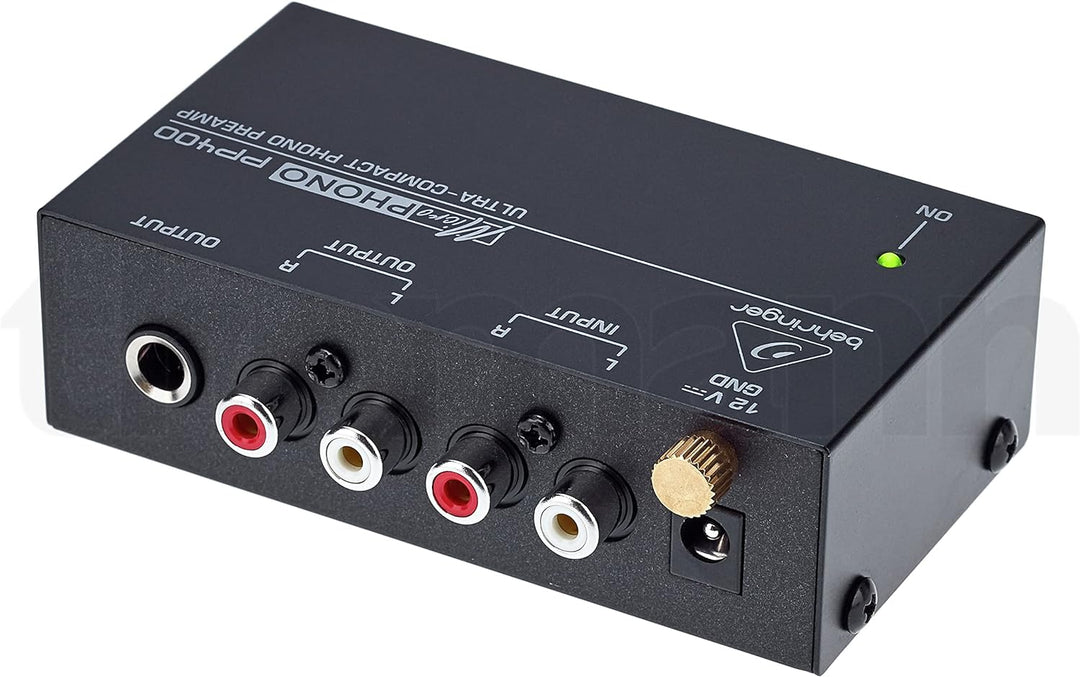 Best Price Square Ultra COMPACT Phono PREAMP PP400 by BEHRINGER & Pro-Ject Kohlefaser-Reinigungsbürs