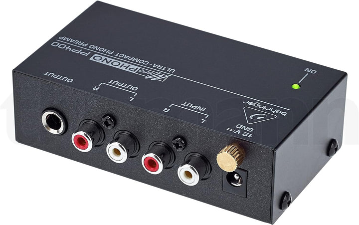 Best Price Square Ultra COMPACT Phono PREAMP PP400 by BEHRINGER & Pro-Ject Kohlefaser-Reinigungsbürs