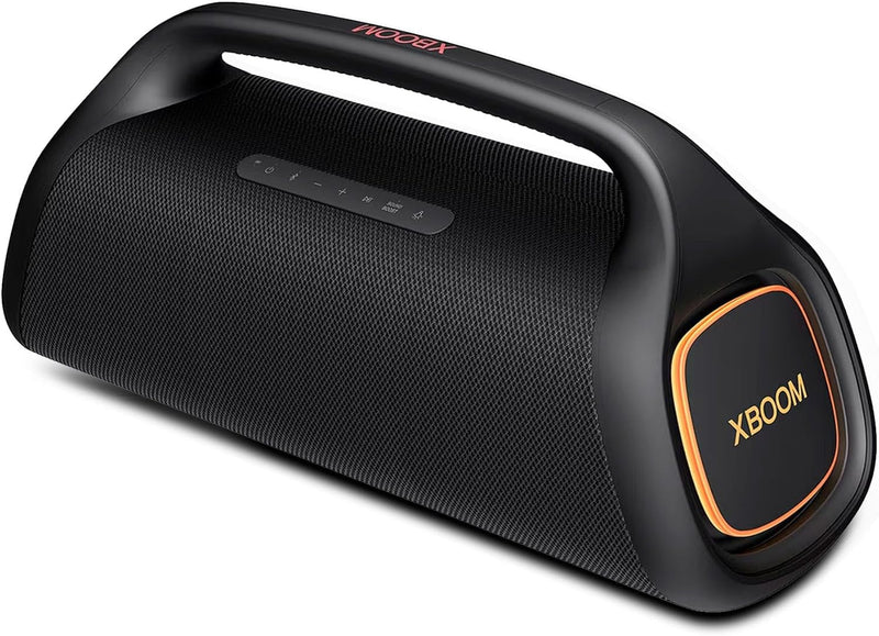 LG XBOOM Go XG9Q Bluetooth-Lautsprecher, 80 W, Lautsprecher mit Sound Boost, Stroboskopbeleuchtung,