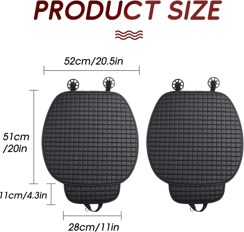 ZATOOTO Sitzkissen Auto - 2 Stück Sitzauflage Auto Vordersitze, Sitzbezüge Auto Vorne, Autositzaufla