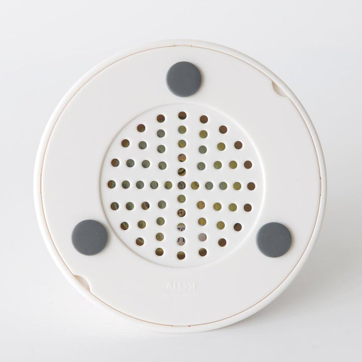 Alessi A09 W Kitchen Timer, Küchentimer aus thermoplastischem Harz, weiss ,, 10,5cm, Weiss
