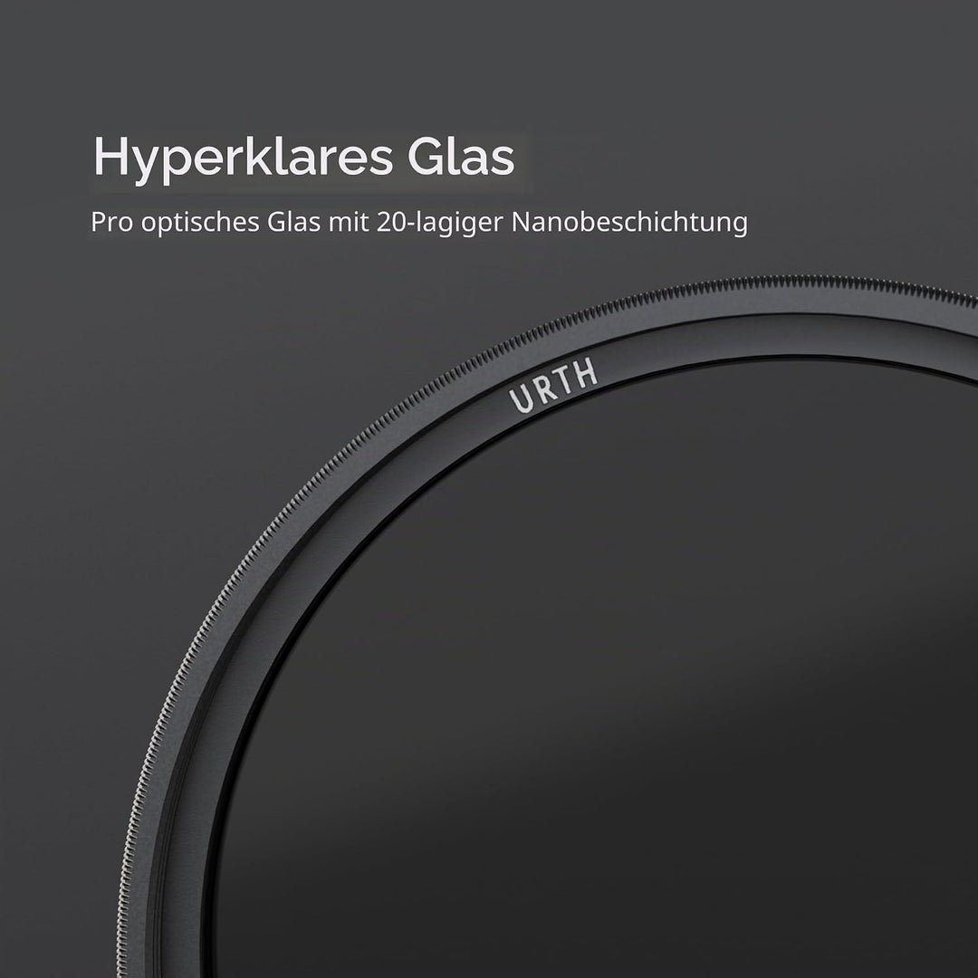 Urth 58 mm Grauverlaufsfilter Hard ND8 GND Filter (Plus+) 58mm, 58mm