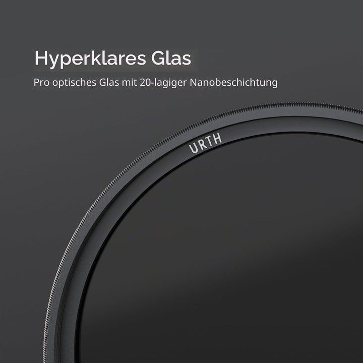 Urth 58 mm Grauverlaufsfilter Hard ND8 GND Filter (Plus+) 58mm, 58mm