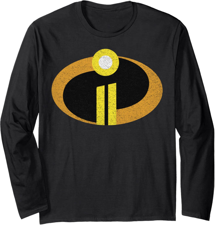 Disney Pixar Incredibles 2 Logo Langarmshirt
