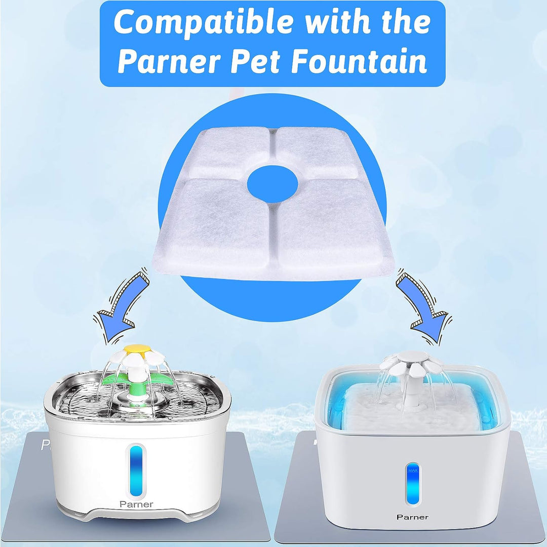 Ersatzfilter für Trinkbrunnen für Haustier, Filter mit Harz und Aktivkohle für Automatischen Blumenw