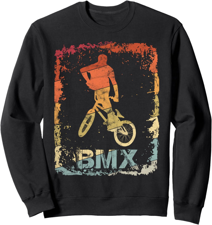 BMX - Vintage BMX Bike Fahrer Geschenk Sweatshirt