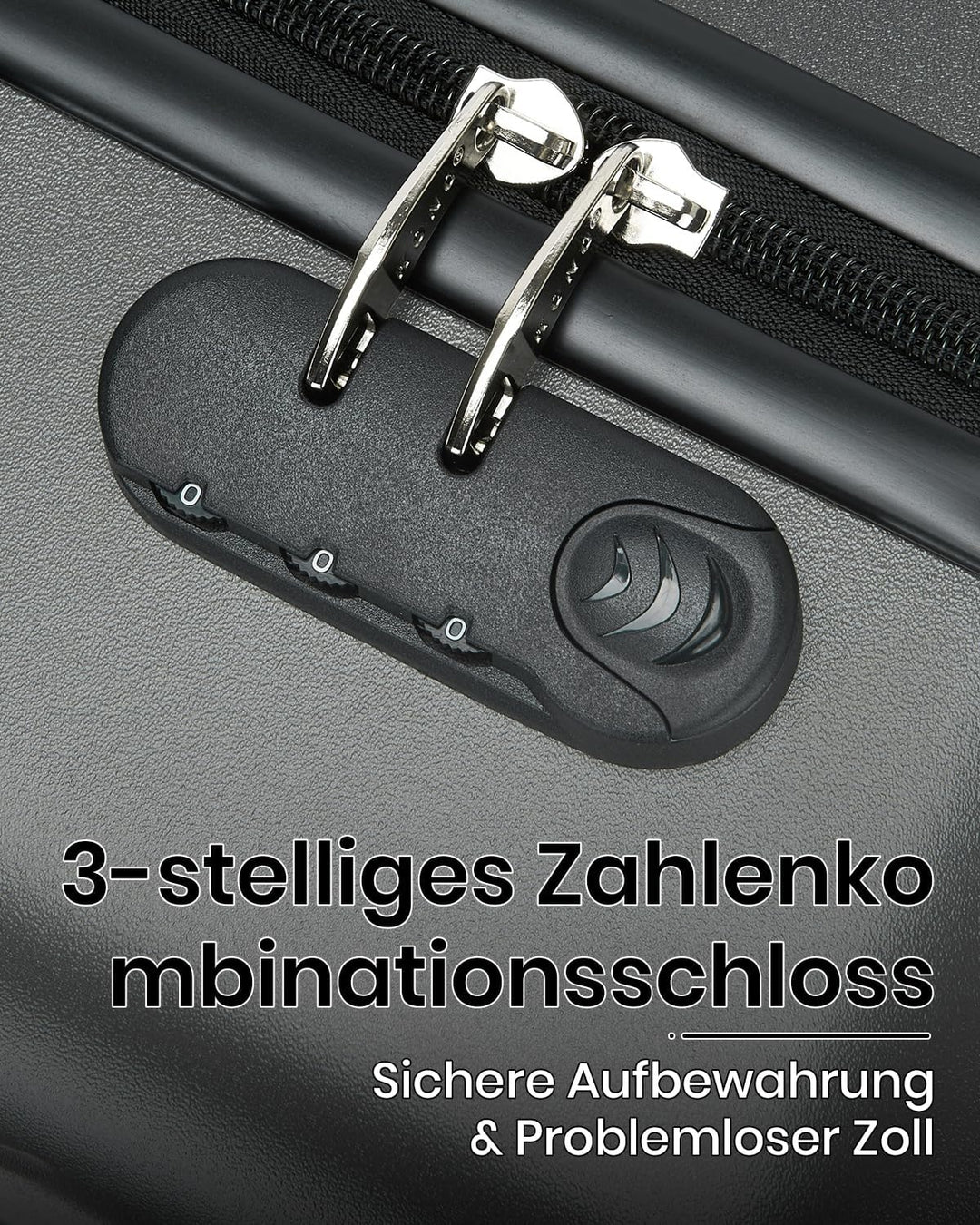 KONO Grosser Koffer 76.5x50.5x29cm, 94L Hartschalenkoffer mit 4 Rollen, Koffer Trolleys für Familien