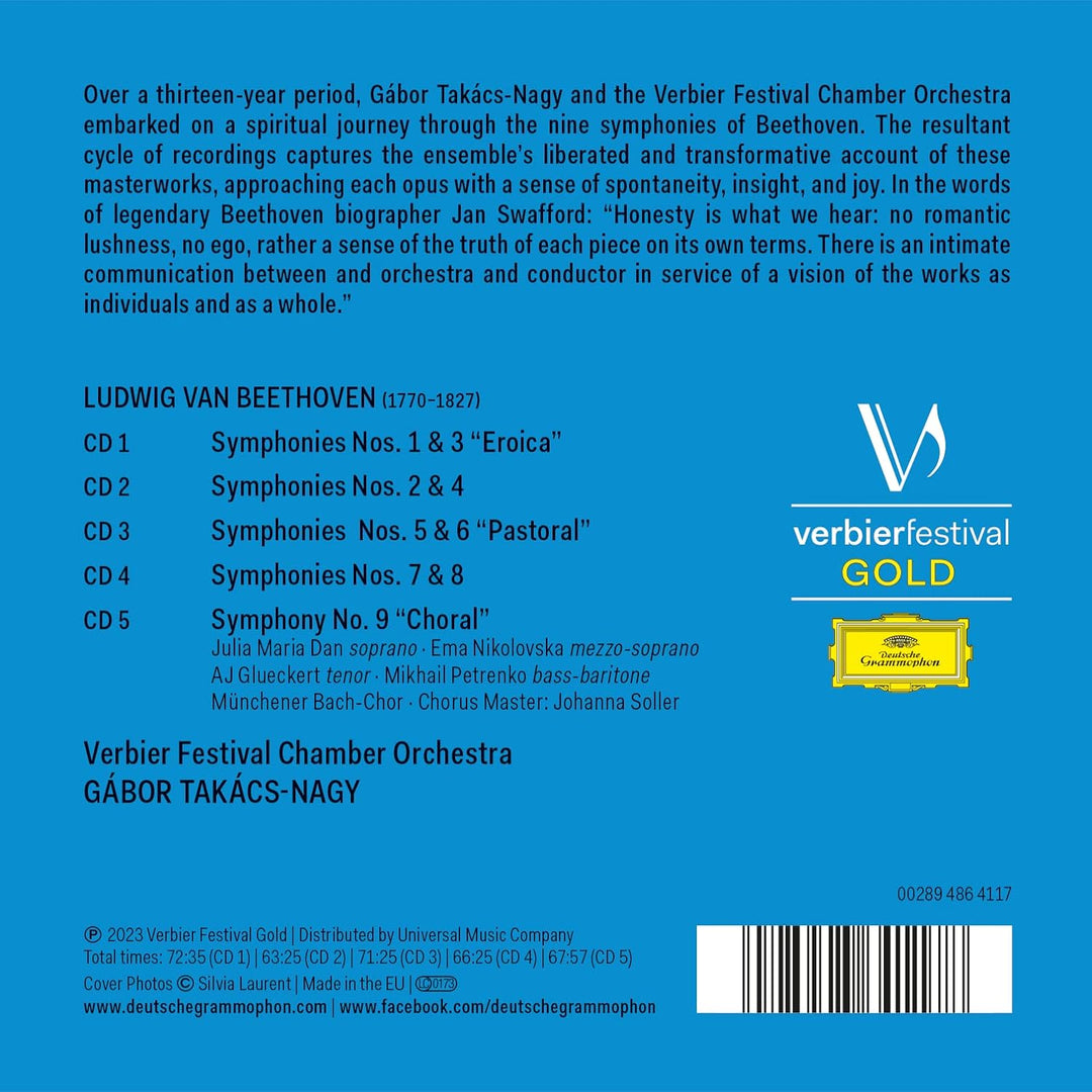 Ludwig van Beethoven: Complete Symphonies, Audio-CD
