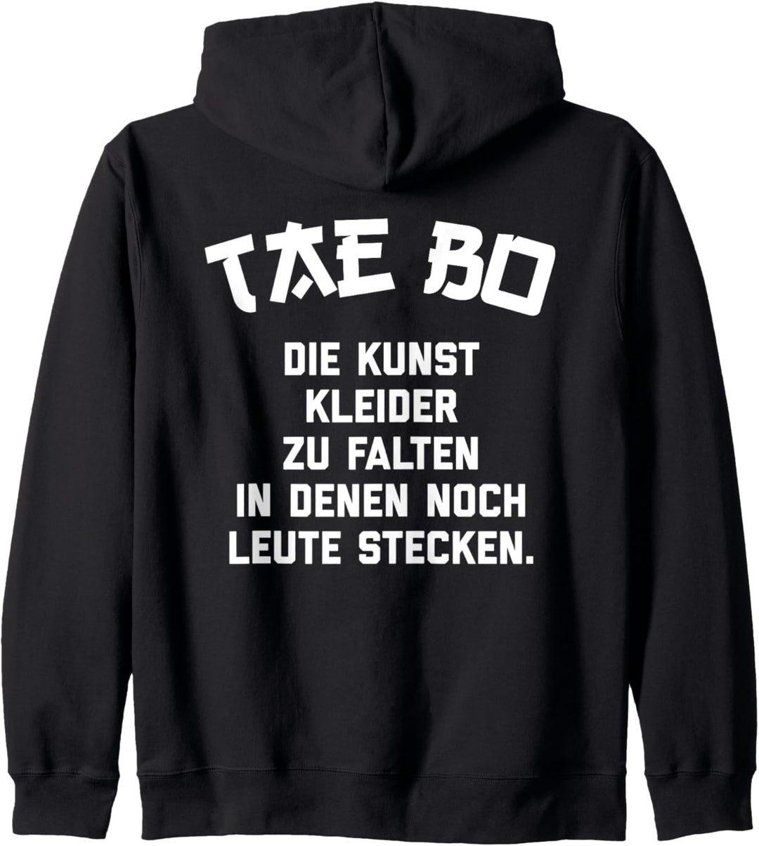 Tae Bo Kunst Kleider Zu Falten In Denen Noch Leute Stecken Kapuzenjacke
