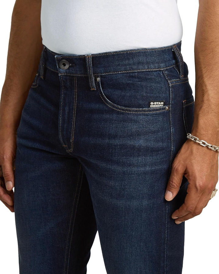 G-Star Raw Herren Jeans Mosa Straight Jeans 26W / 30L Blau (Worn in Hourglass D23692-c052-g843), 26W