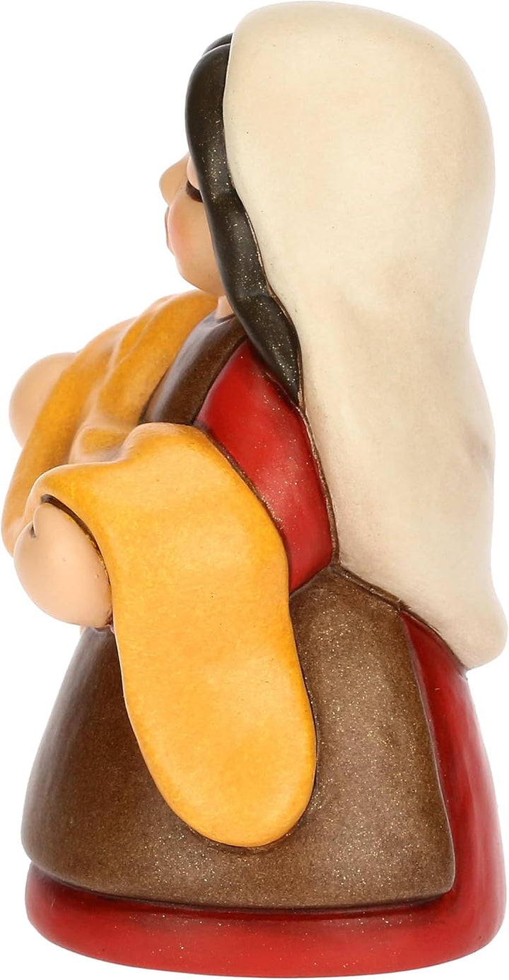 THUN, Hochwertige rote Stoffe aus Keramik, Klassische Krippensammlung, Weihnachtskrippenfiguren zum
