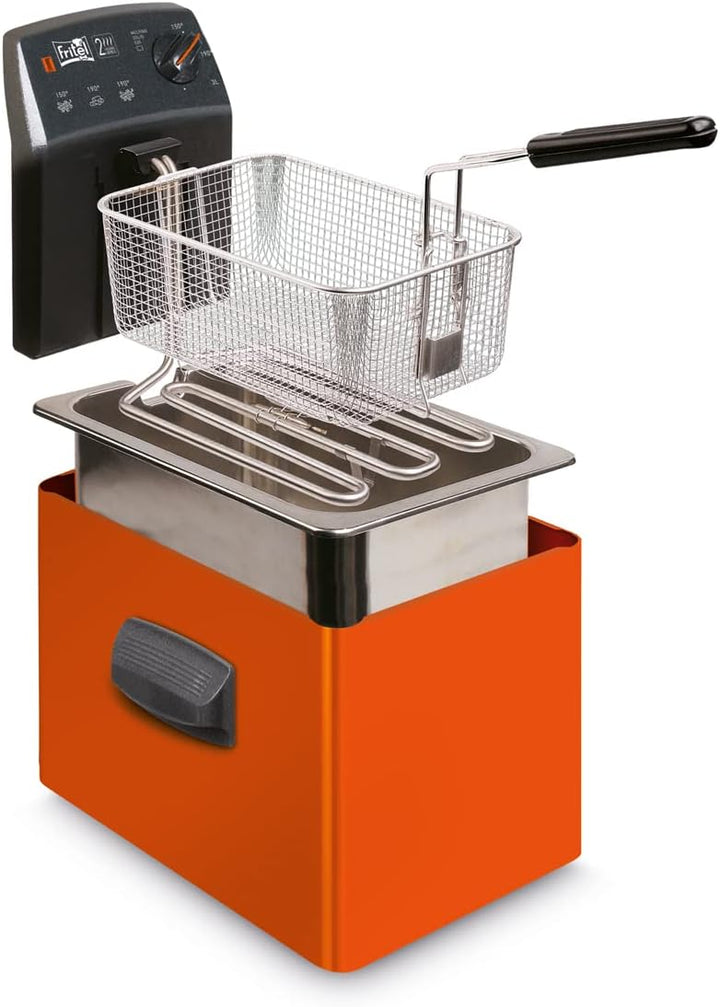 FRITEL Turbo SF 4152 orange Fritteuse - Fritteuse 3 L - Doppelheizelement