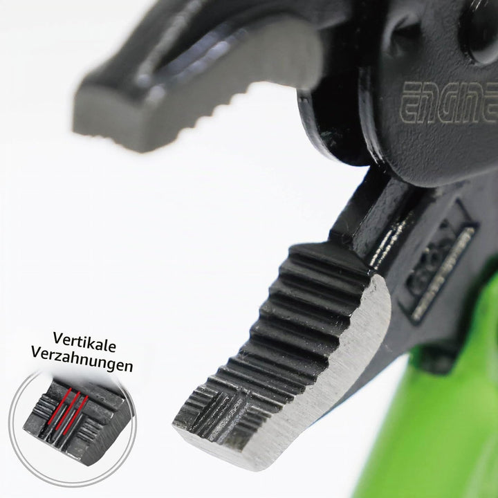 Automatik Gripzange (175mm) mit vertikalen Rillen für Gewinnung/Entfernen beschädigter Schrauben. Au