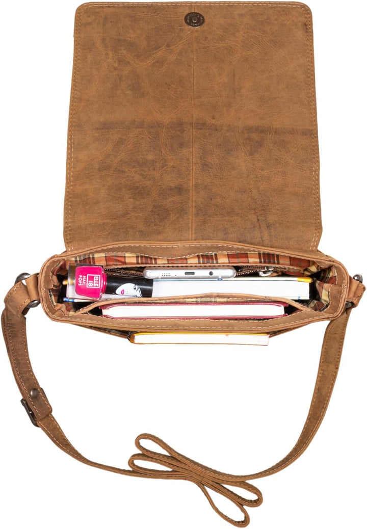 STILORD 'Edith' Lederhandtasche Damen Echtleder Klein Leder Handtasche Schultertasche Umhängetasche