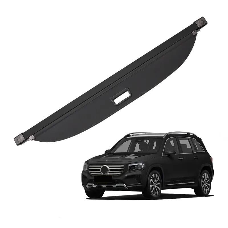 Vanit Kofferraumabdeckung passend für Mercedes Benz GLB Hutablage Laderaum Abdeckung einziehbar