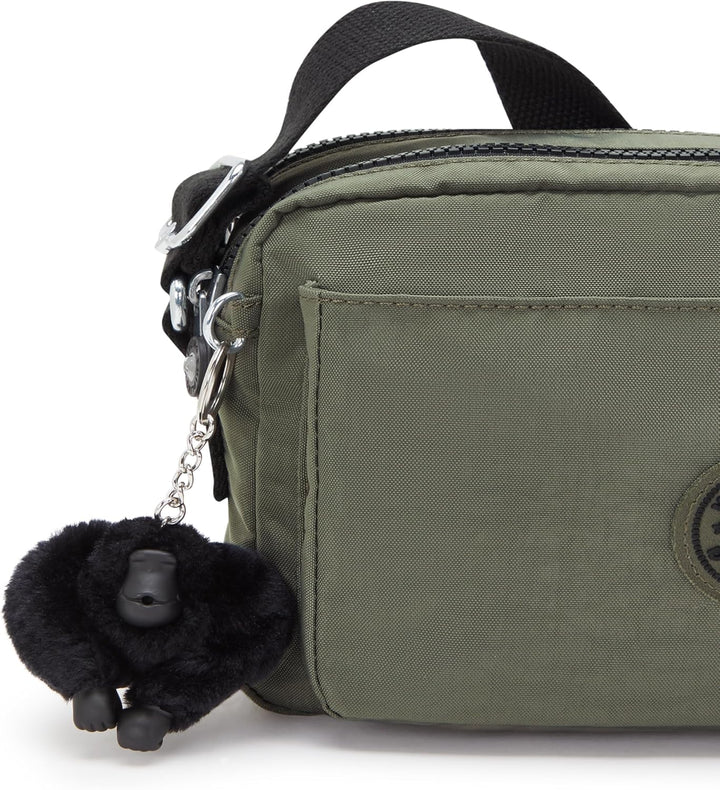 Kipling Damen Abanu M Crossbody, Grün Moss, 24x17x9 cm (B x H T) EU Green Moss, Green Moss