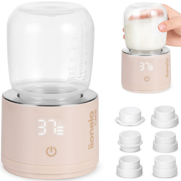 Lionelo Thermup Swift - Mobiler Flaschenwärmer für Babys unterwegs, kabellos 5000 mAh Akku, 90 ml in