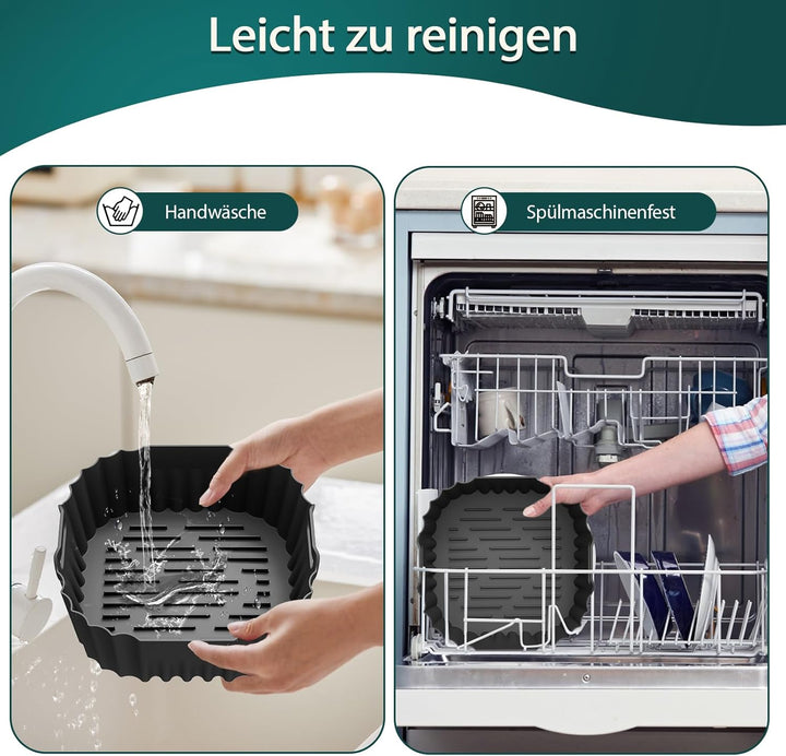 Heissluftfritteuse Silikonform für Philips 2000 Series 4,2L NA229/00, Airfryer Silikonform für Phili