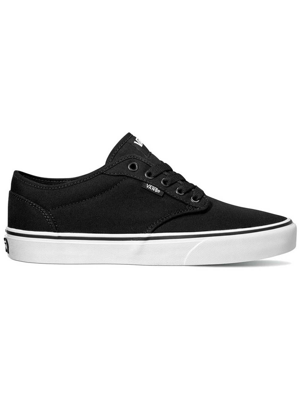 Vans Herren AtwoodSneaker 40 EU Canvas Black White, 40 EU Canvas Black White