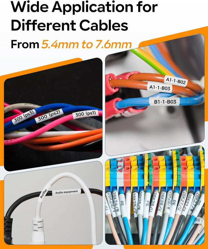 3x Upwinning Hse-241 HSE241 Schrumpfschlauch 17.7mm Kompatible mit Brother Schrumpfschlauch HSe-241