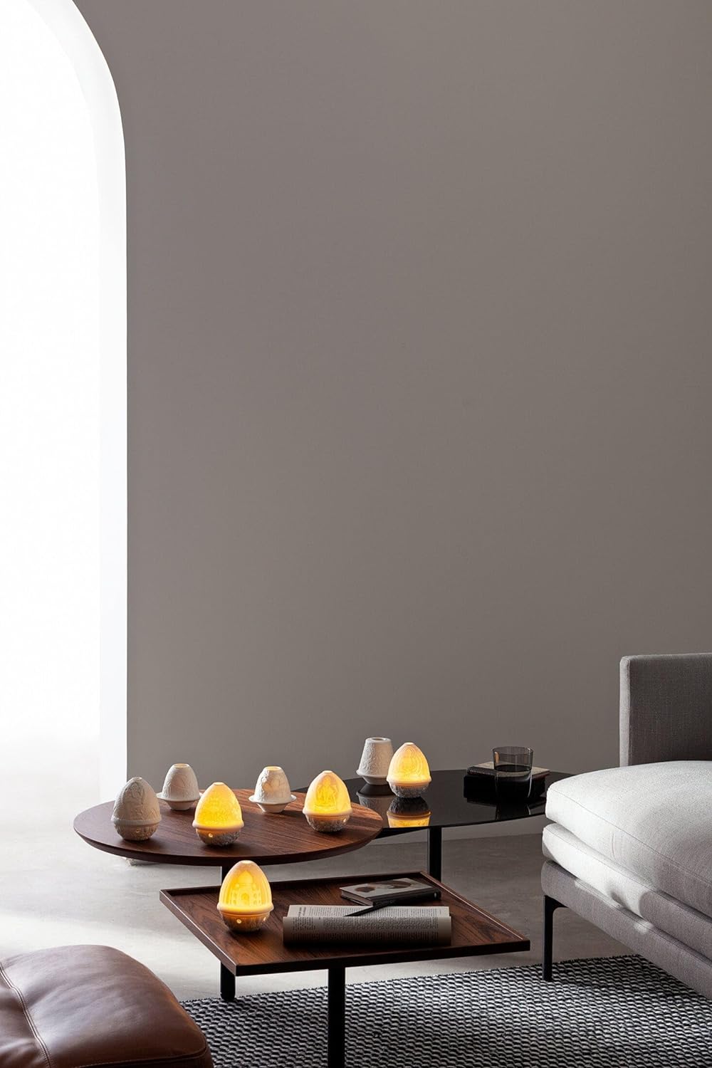 LLADRÓ Lithophanie Mit Teller Renaissance. Litophane. Porzellan.