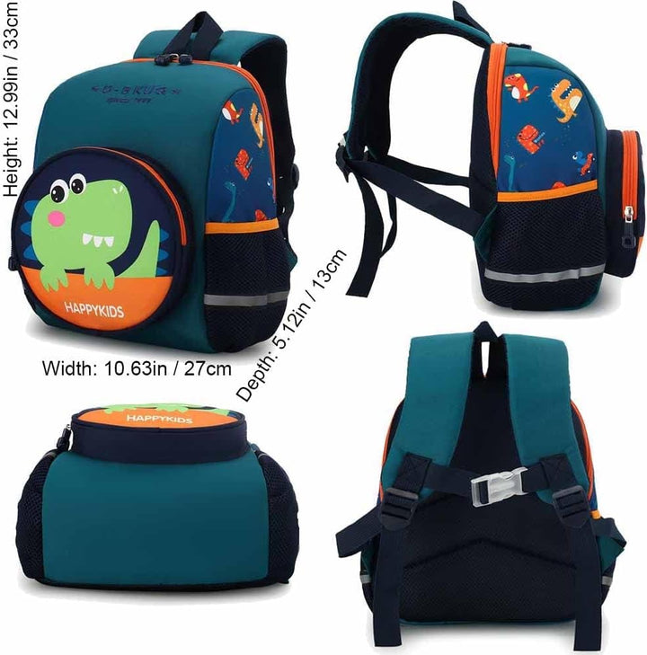 Pawleso Kindergartenrucksack, Rucksack Kindergarten Mädchen Jungen, Kinder Rucksack 2-7 jahre, 33cm