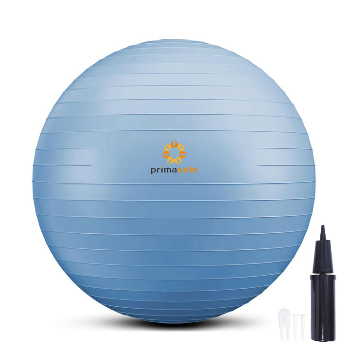 primasole Balance Ball Gymnastikball, 17.7 inch & 45 cm Hellgrau