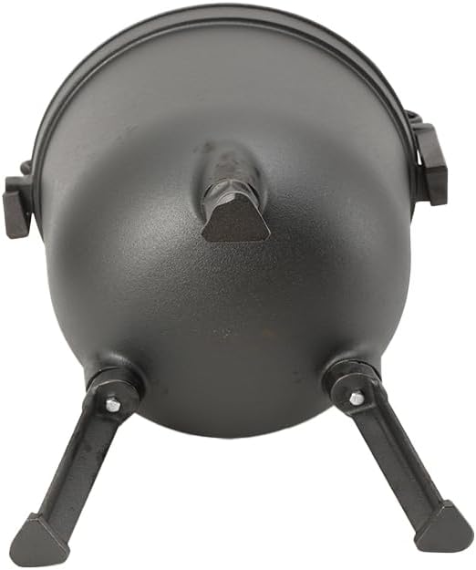 8L Feuertopf Gulaschkessel Jagdkessel Dutch Oven Gusseiserner Topf Mit Füssen Und Deckel Kochtopf Ke