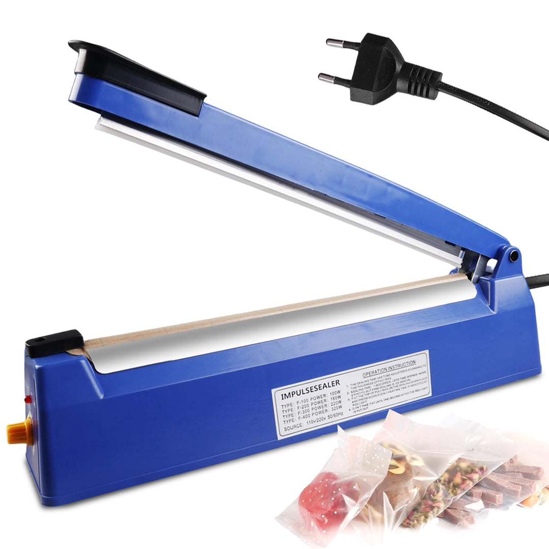 Heisssiegelgerät 300 mm Folienschweissgerät Kunststoff Versiegelung Maschine 3mm Dichtungsbreite Bal